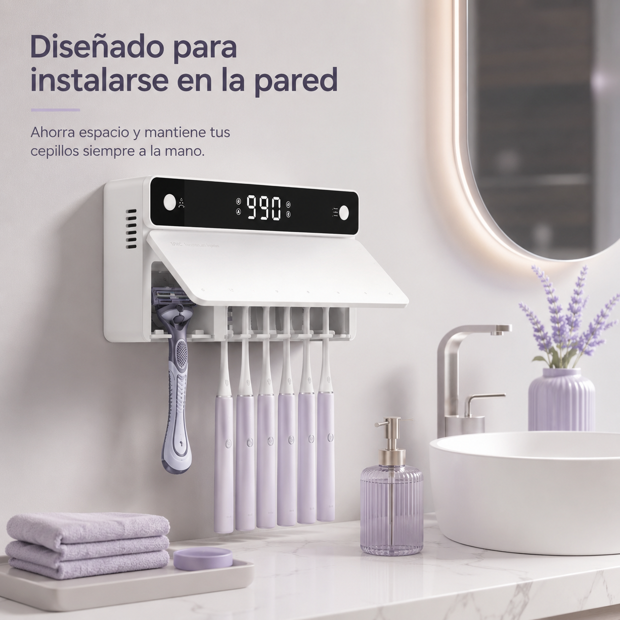 Esterilizador UV Familiar para Cepillos Dentales