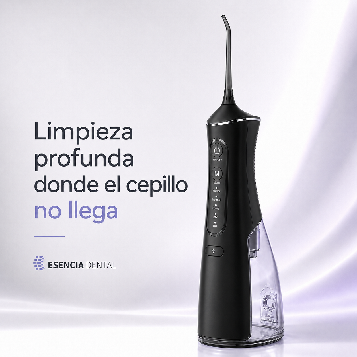 Irrigador Dental Portátil de Esencia Dental