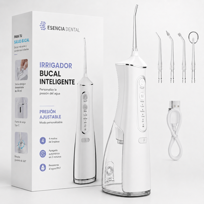 Irrigador Dental Portátil de Esencia Dental