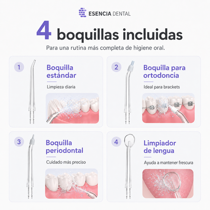 Irrigador Dental Portátil de Esencia Dental