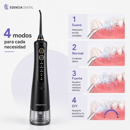 Irrigador Dental Portátil de Esencia Dental